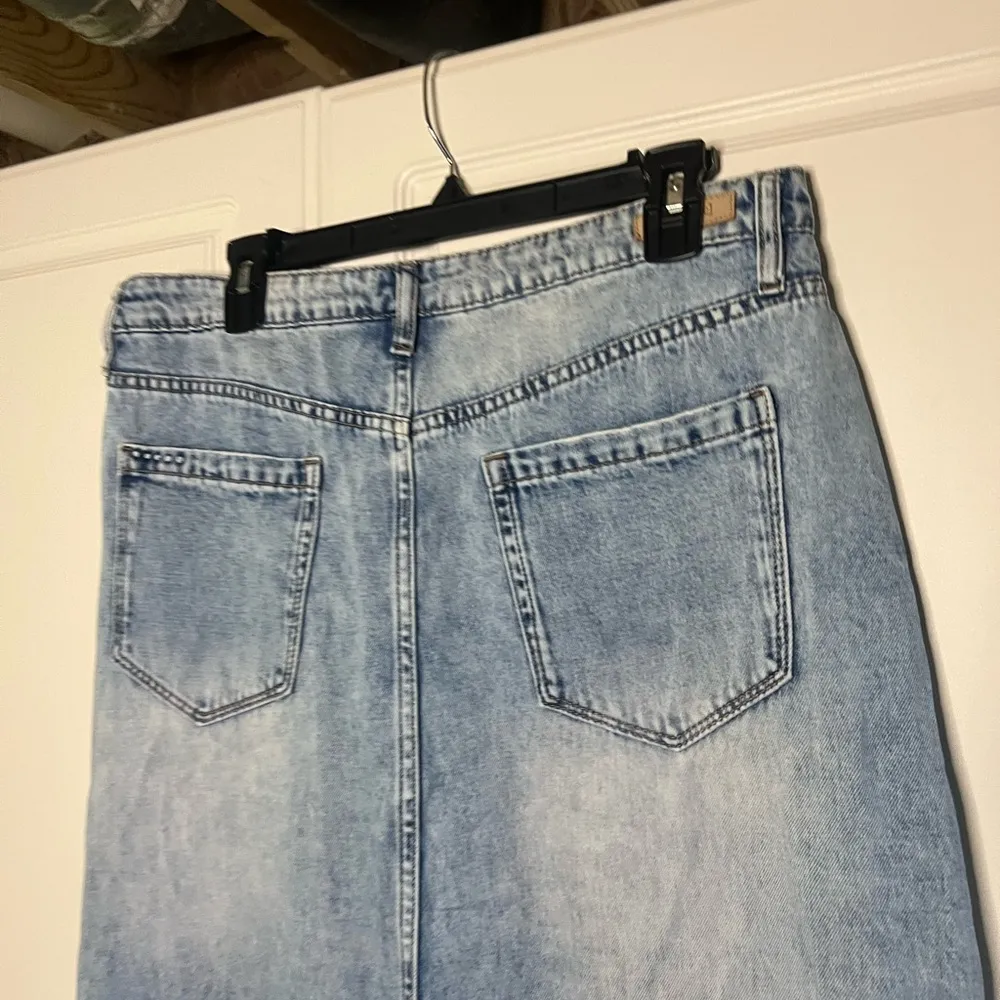 BLANKNYC Mid Rise Denim Maxi Skirt in In My Mind - Image 9