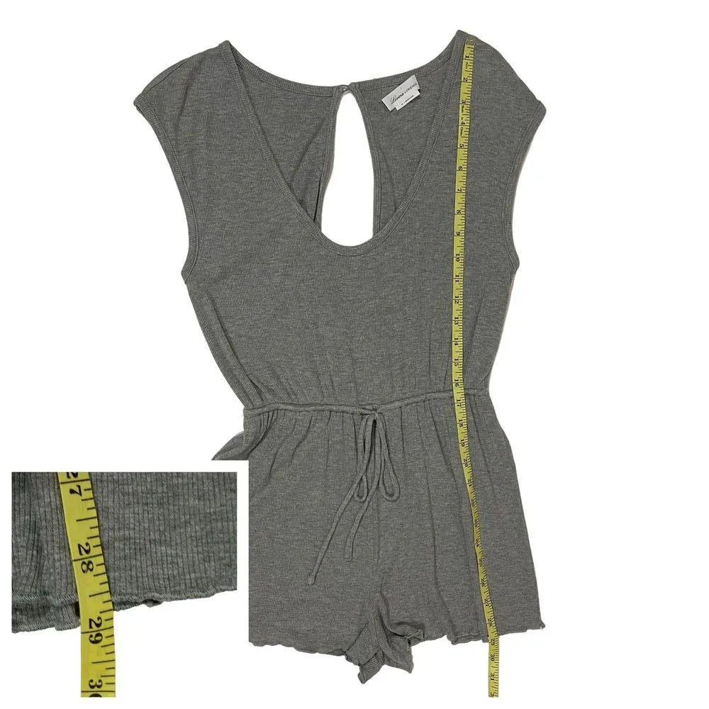 Lovers + Friends Tracey Romper - Gray - XS - Image 5