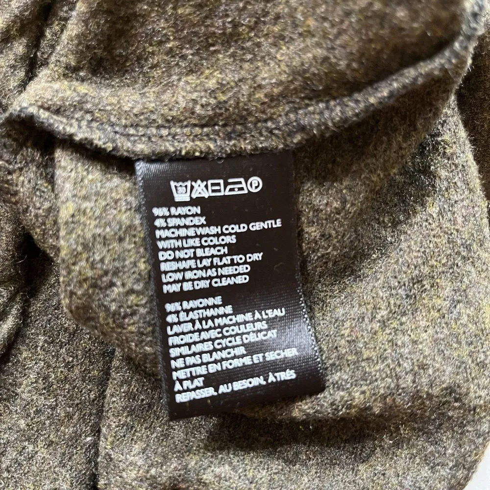 Dress soft stretch Long sleeve Knit BDG Olive Size S Lagen Look - Image 5