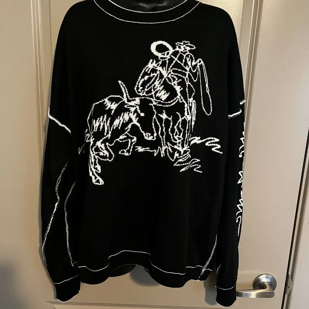 NEW Women's Ryon Roper Reversible Sweater Top White Size undefined - Image 6