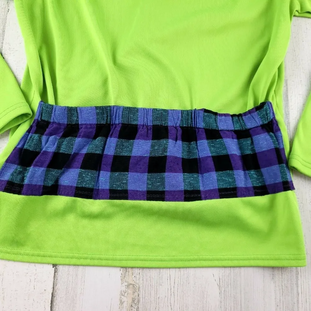 PEARL IZUMI Green 1/4 zip cycling Shirt Size Medium EUC - Image 8