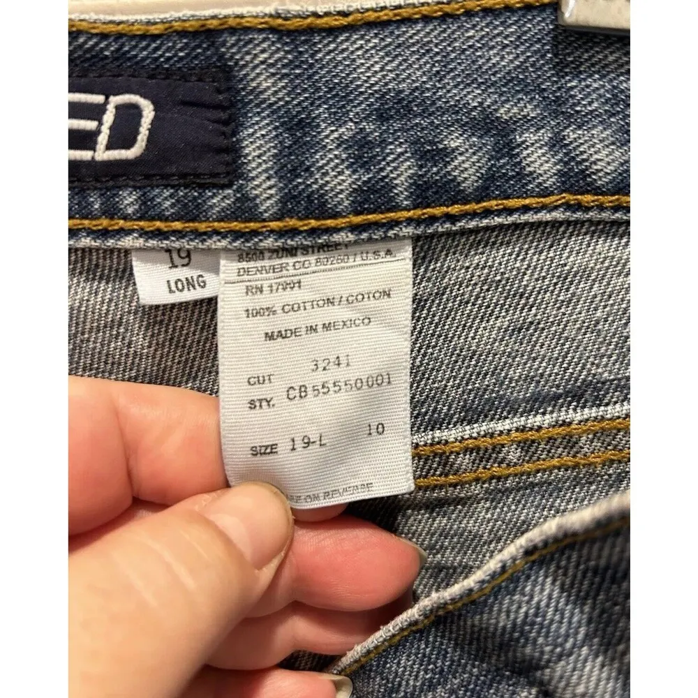 Vintage Cruel Girl Relaxed‎ Fit Jeans Women’s Size 19/20 Long Made In Mexico - Image 9