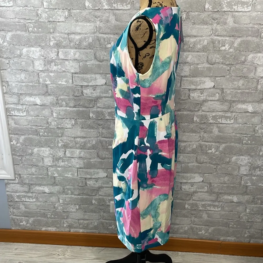 Apt 9 Watercolor Print Dress - Image 3