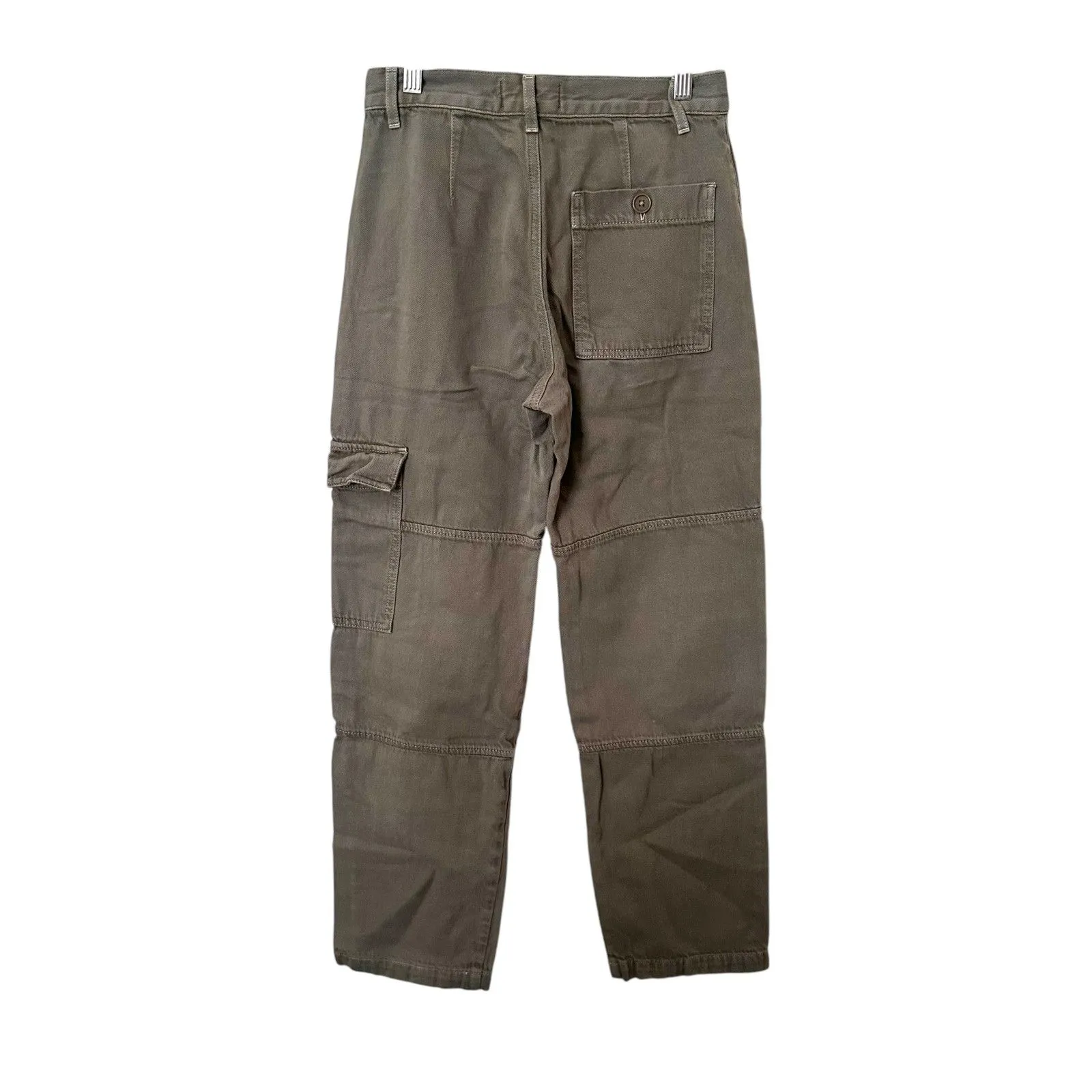 REFORMATION Utility‎ Straight Leg Cargo Pant Army 24 - Image 4