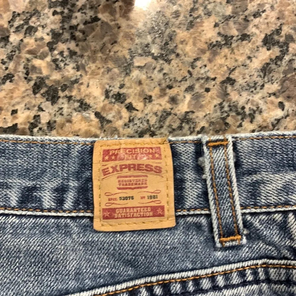 Women's Vintage VTG Express Denim Blue Bootcut Jeans Size 11/12 GUC #3317 - Image 6