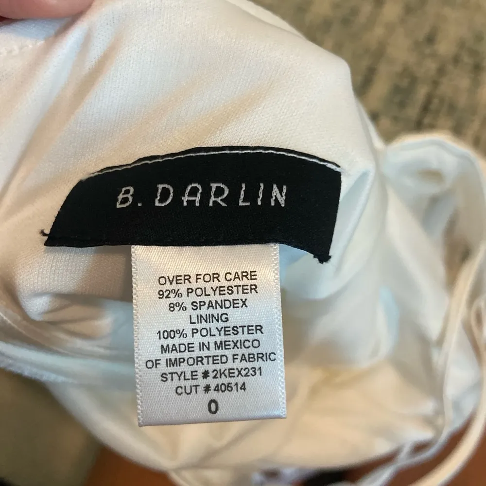 B Darlin B.Darlin White Dress - Image 5