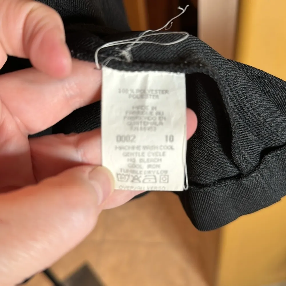 Vintage Haberdashery By Leslie Fay Sportswear Black Blazer Zip Up Jacket Size 18 - Image 4