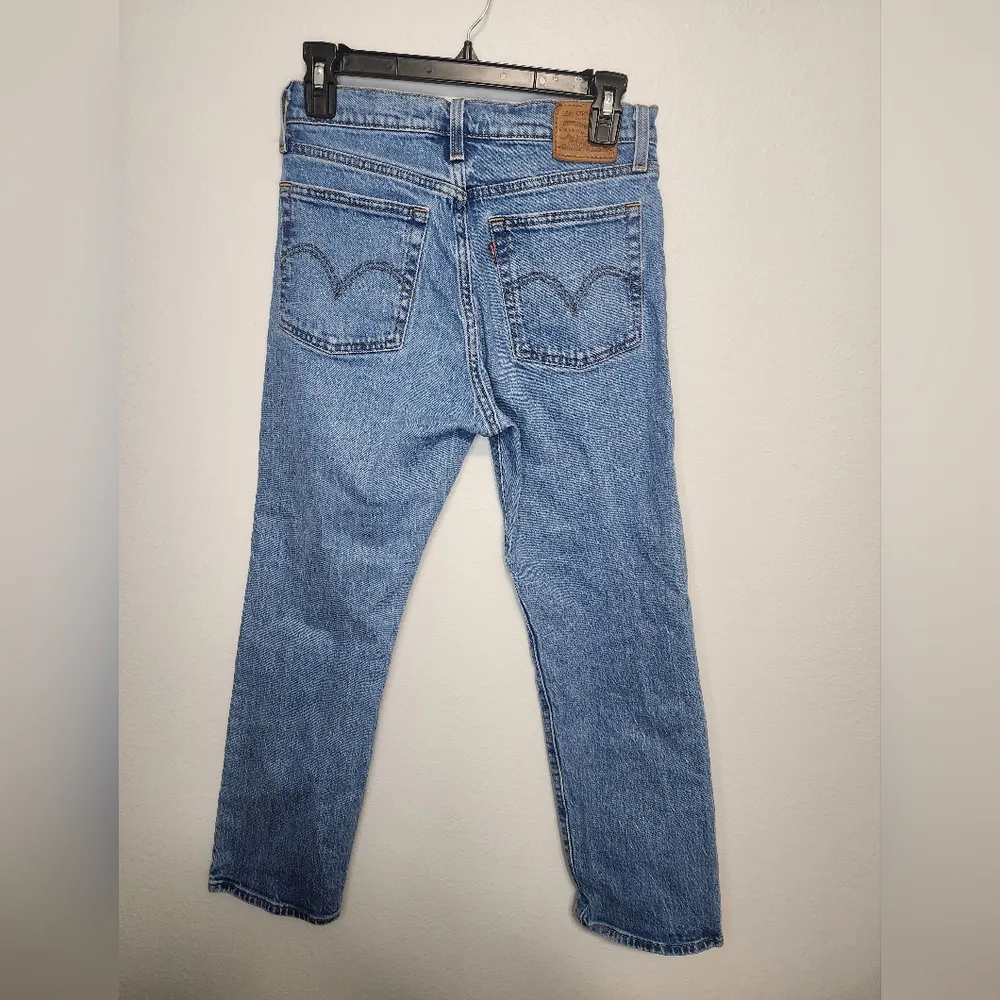 Levi's Wedgie Straight Jeans Size 27 High Rise Straight Leg - Image 3