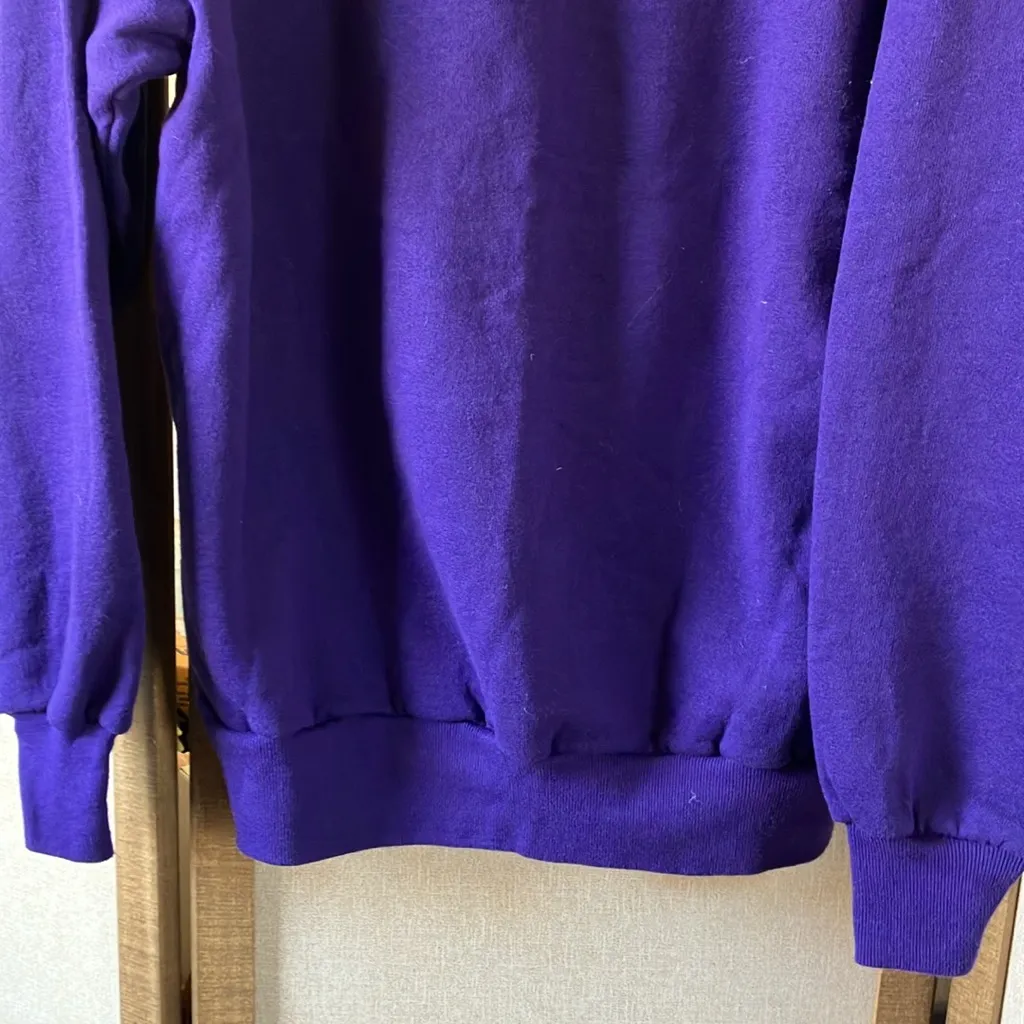 Jerzees FINAL MARKDOWN  Rich Purple sweatshirt large - Image 5