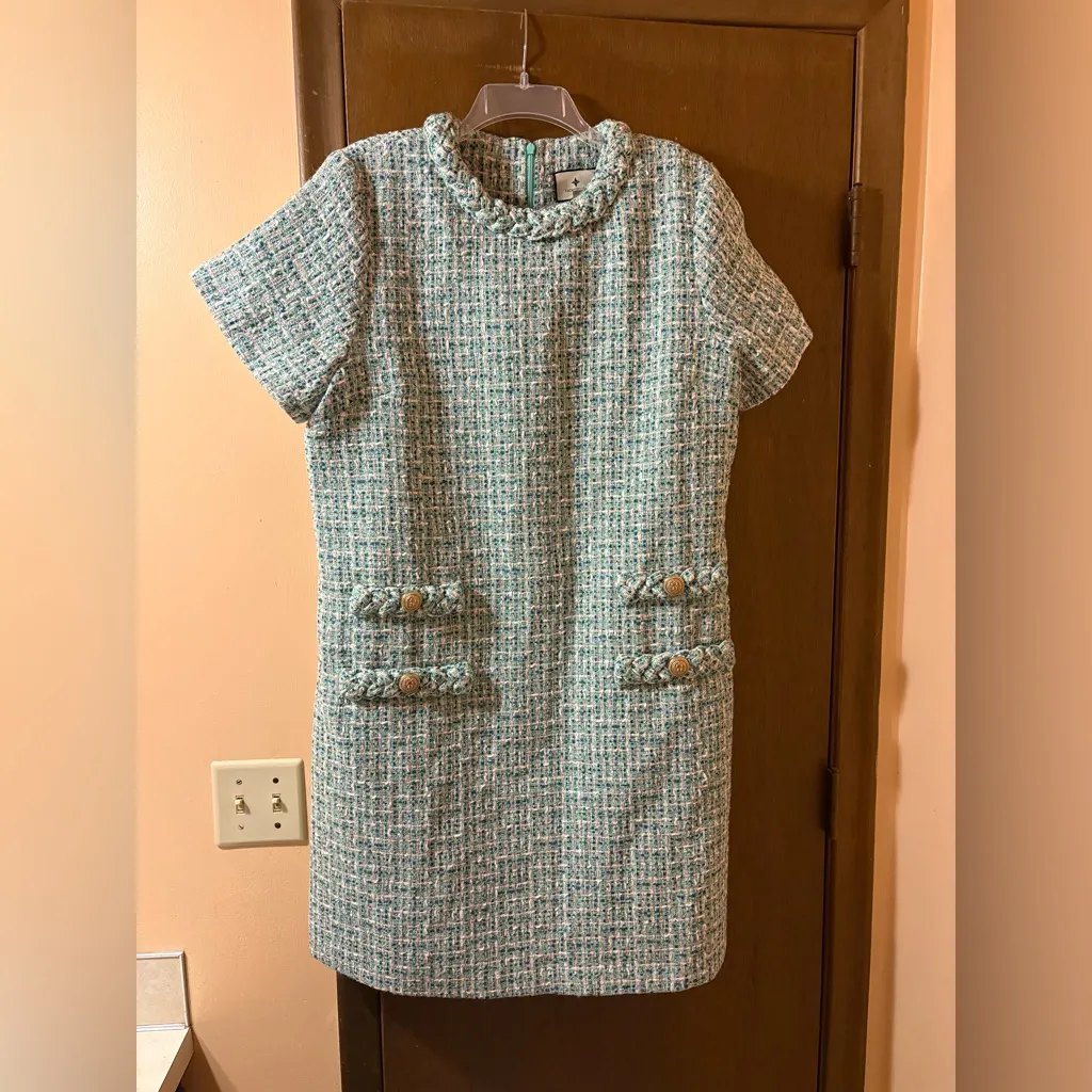 Tuckernuck Sea Glass Tweed Jackie Dress - Image 4