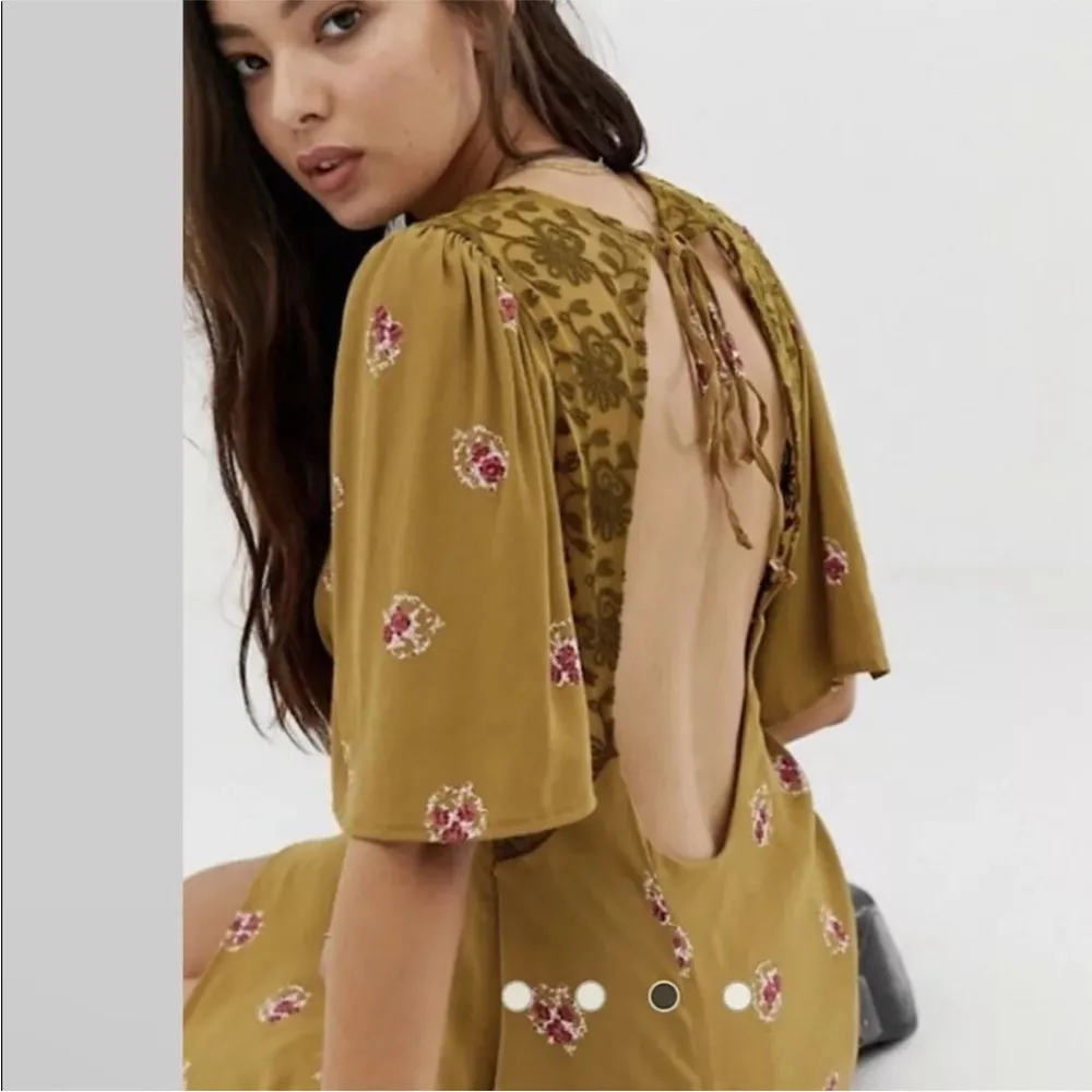 Free People Mockingbird Mini Dress Size 6 - Image 4