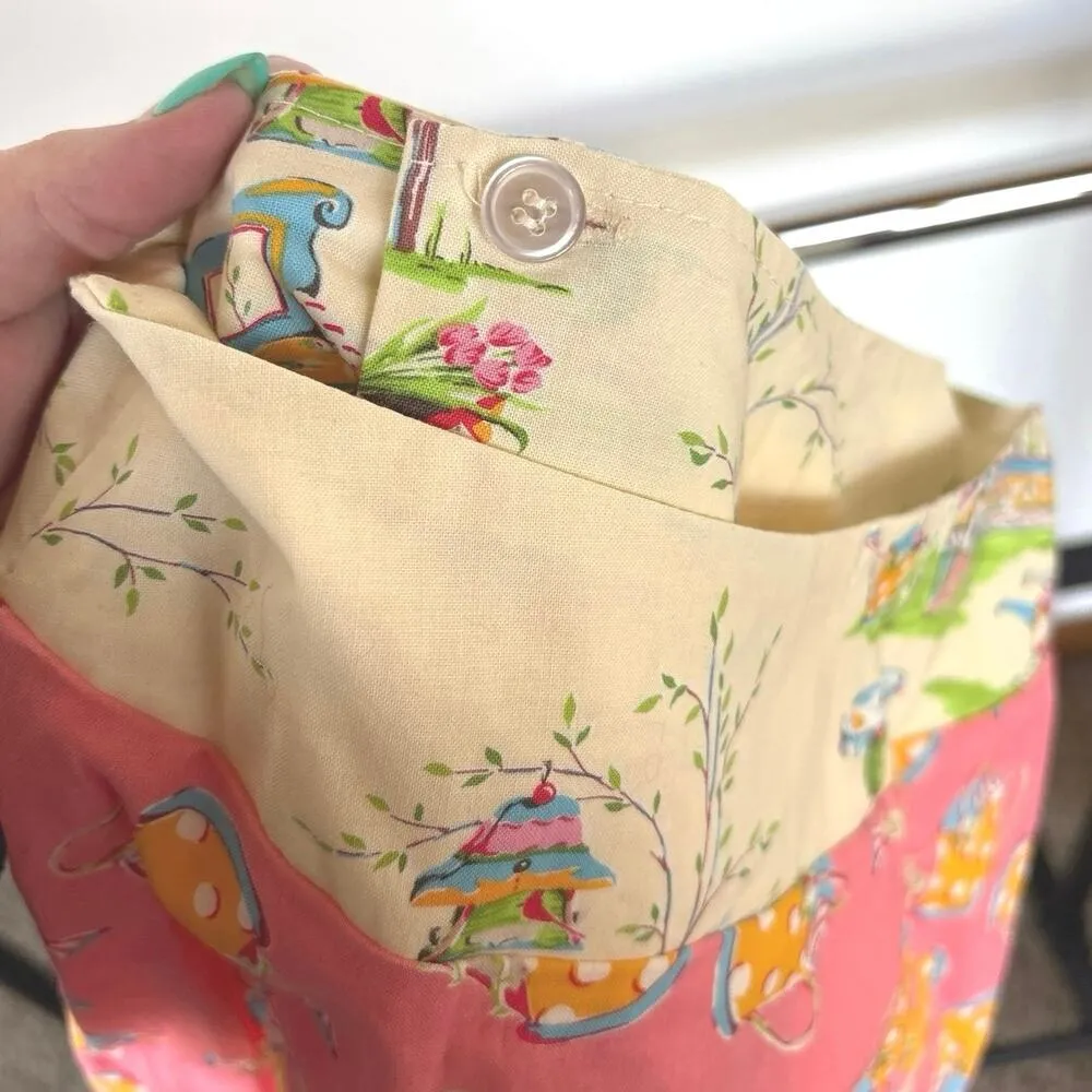 Vintage Retro Whimsical Gardening Baking Apron Tradwife Cottagecore Homemaker - Image 8