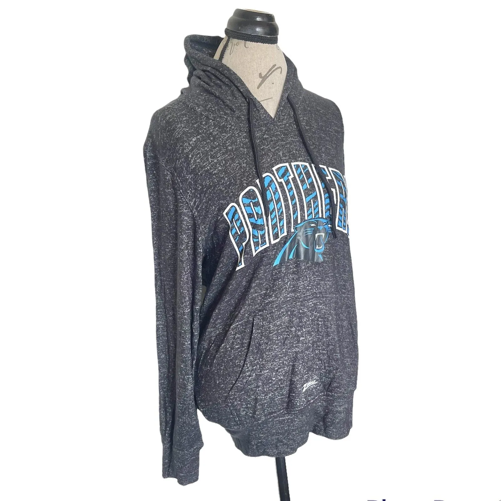 Carolina Panthers NFL Womens Small Hoodie Sweatshirt Football Tailgate Christmas - Image 4