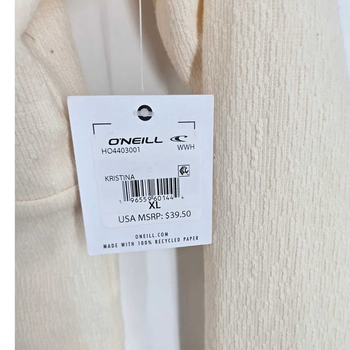 NEW O'Neill Kristina Long Sleeve Top with Center Twist Cutout Size XL - Image 6