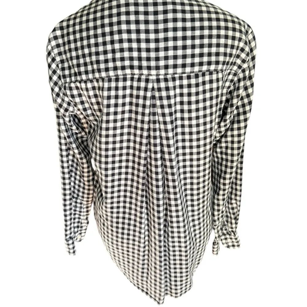 Grayson x Anthropologie -  The Hero Plaid Button Down Shirt Sz XS - Image 5
