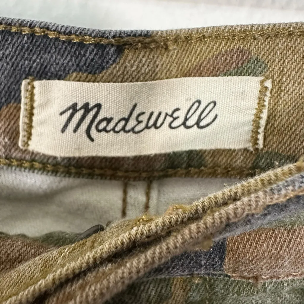 Madewell The High Rise Slim Boyjean in Cottontail Camo Size 30 Camouflage Bunny - Image 12