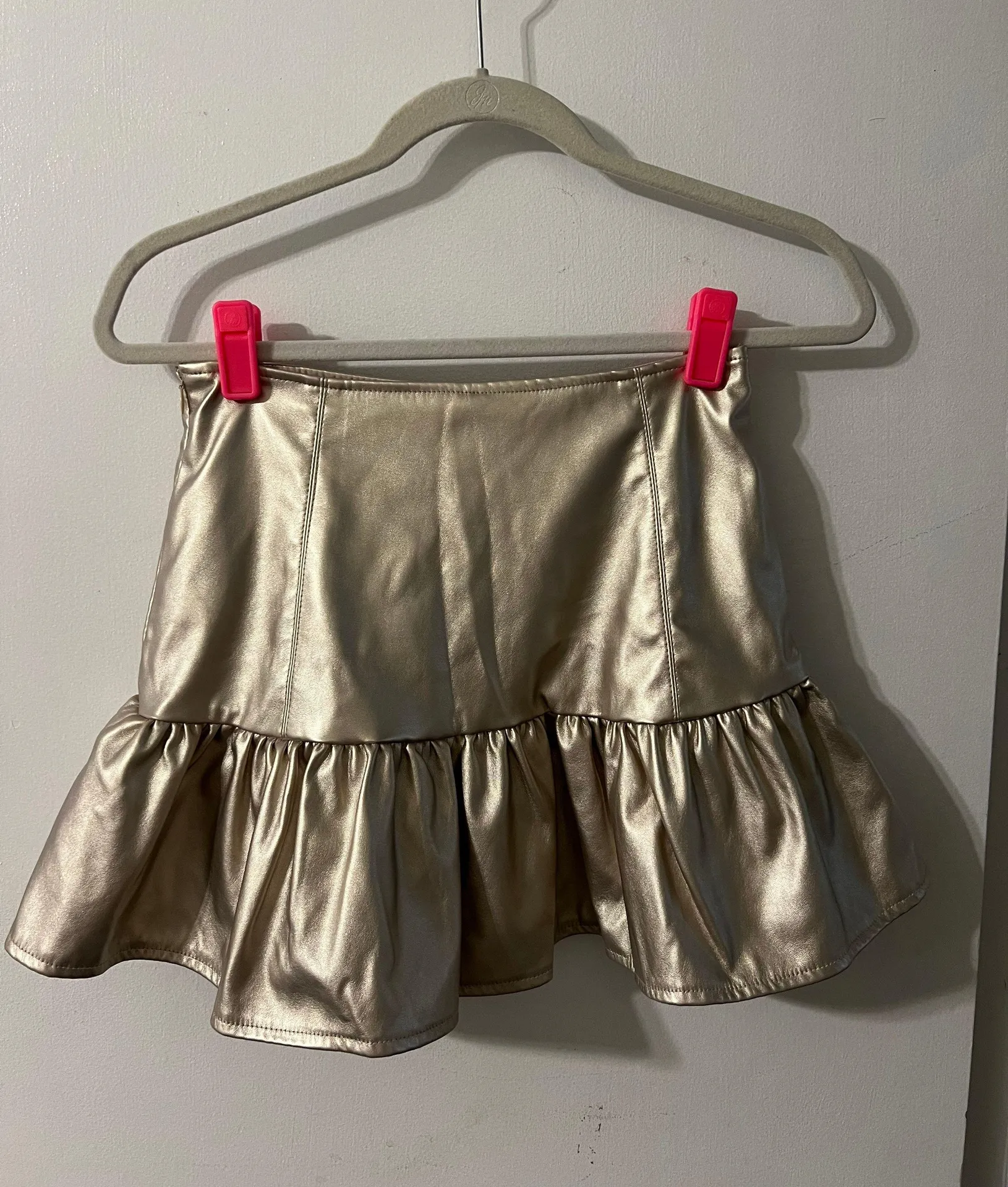 Gold Mini Skirt - Image 4
