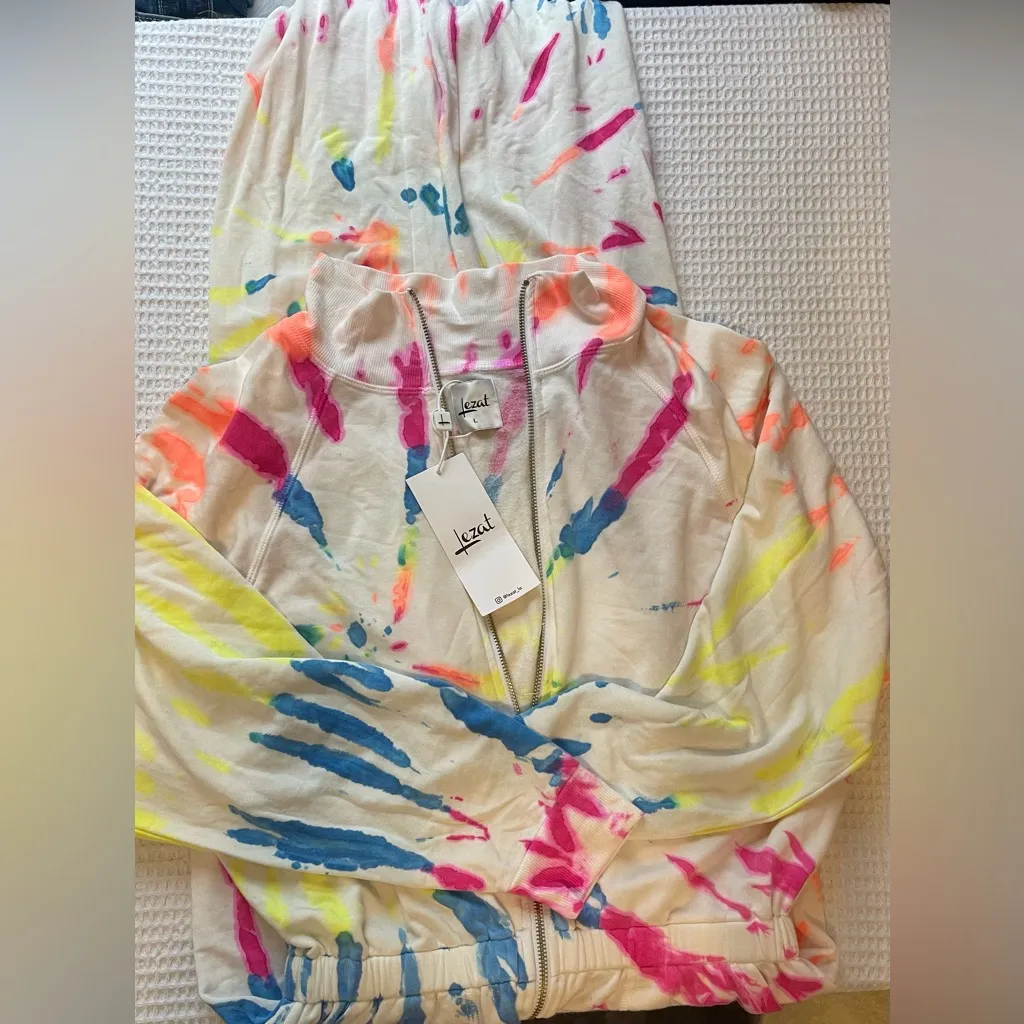 Lezat Vibrant Multicolor Women's Jumpsuit Blue Size L - Image 7