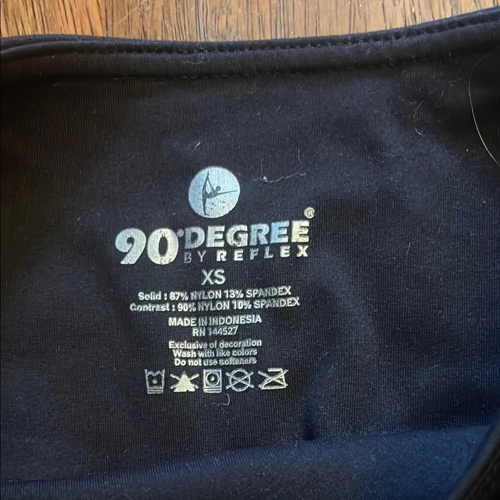 90 Degree Black Women's Biker Shorts Size XS - Image 3