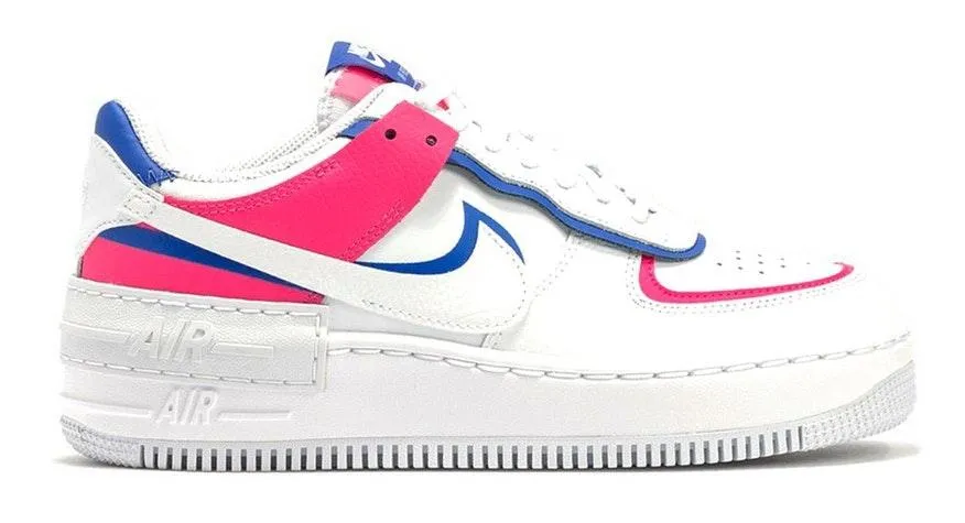 Nike AirForce1 pink and blue - Image 2