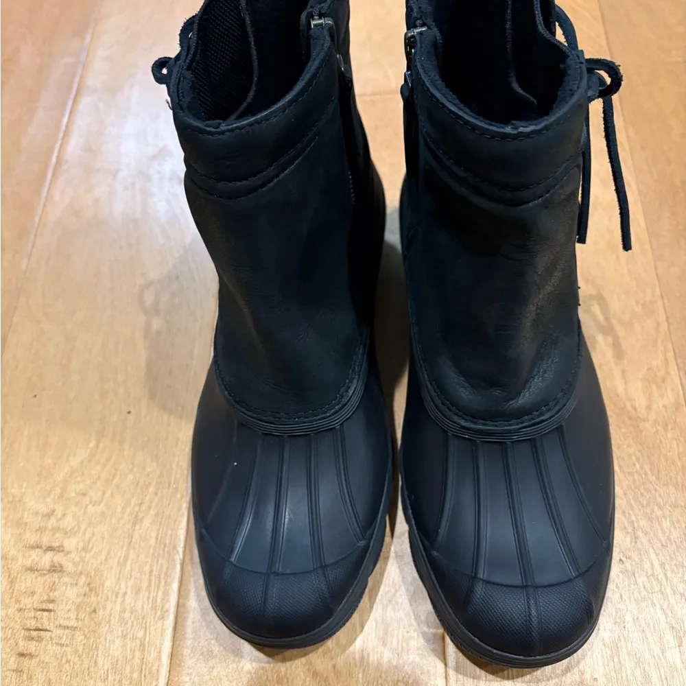 Sperry Women's Saltwater Wedge Tide Rain Boot sz 9 black - Image 3