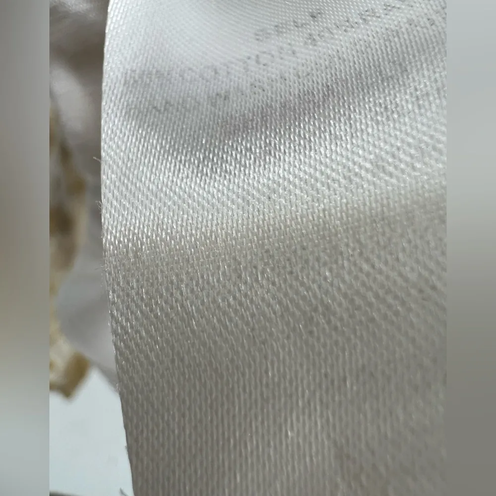 Kori America floral cream mustard wood buttons ruffle tank dress lined festival - Image 8