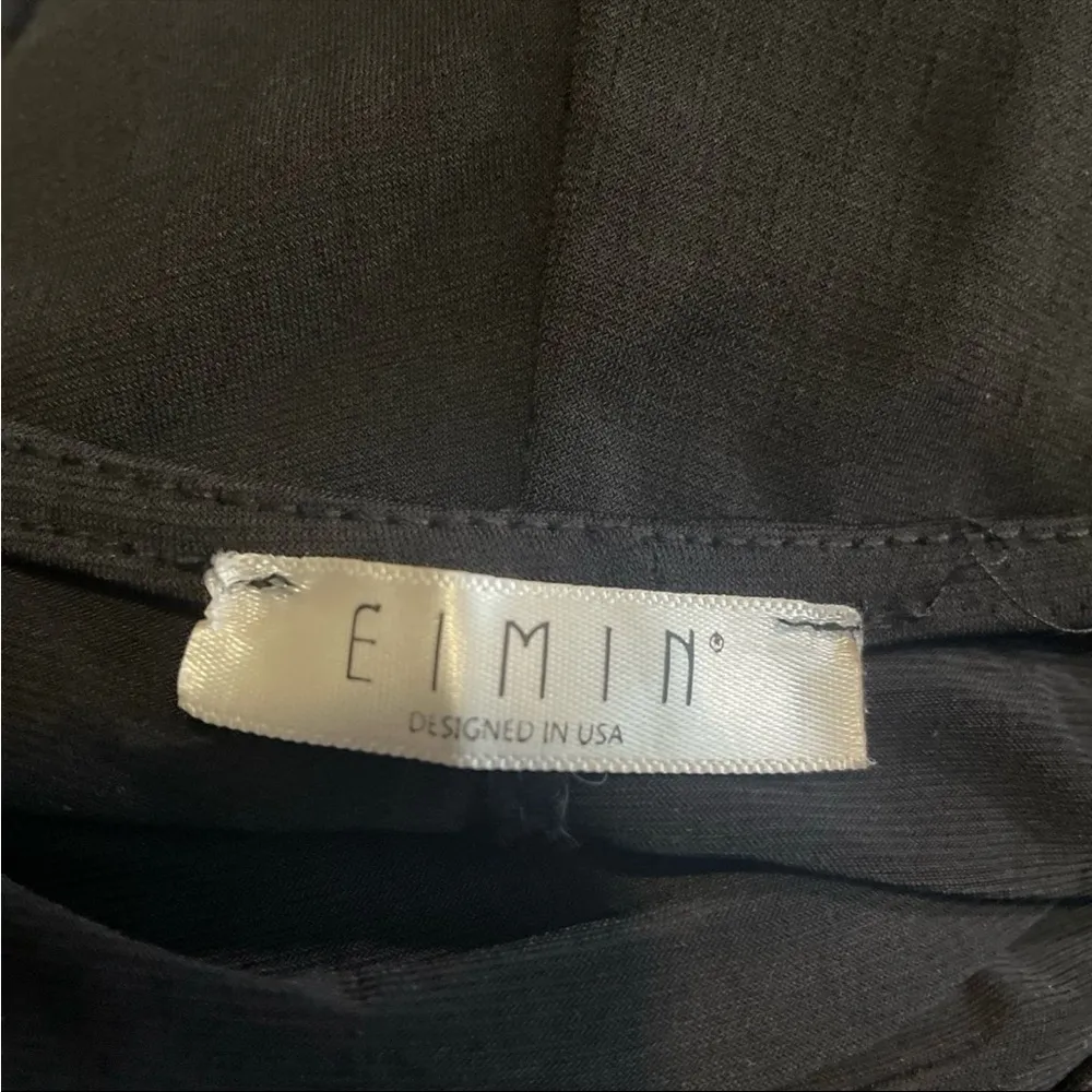 Black Ruched Halter Babydoll Top Size XL - Image 2