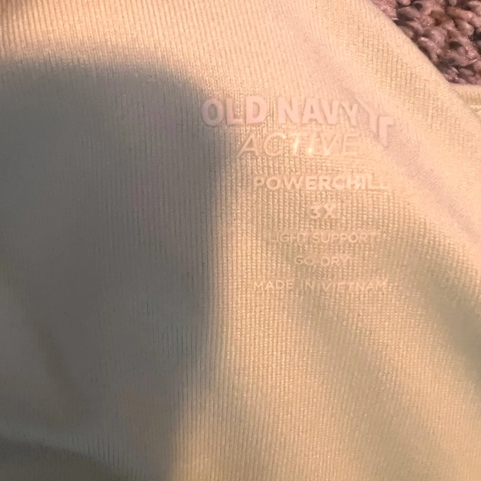 Old Navy  Active‎ Tank Top Powerchill Light Support Athletic Top 3XL - Image 2