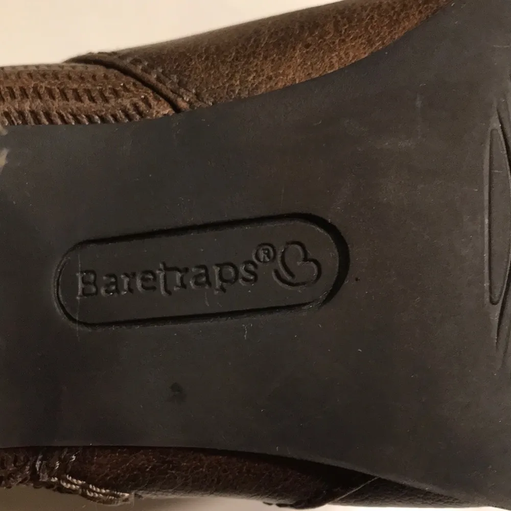 BareTraps Women’s Langley Faux Leather Vegan Brown Ruched Ankle Booties Boots - Image 8