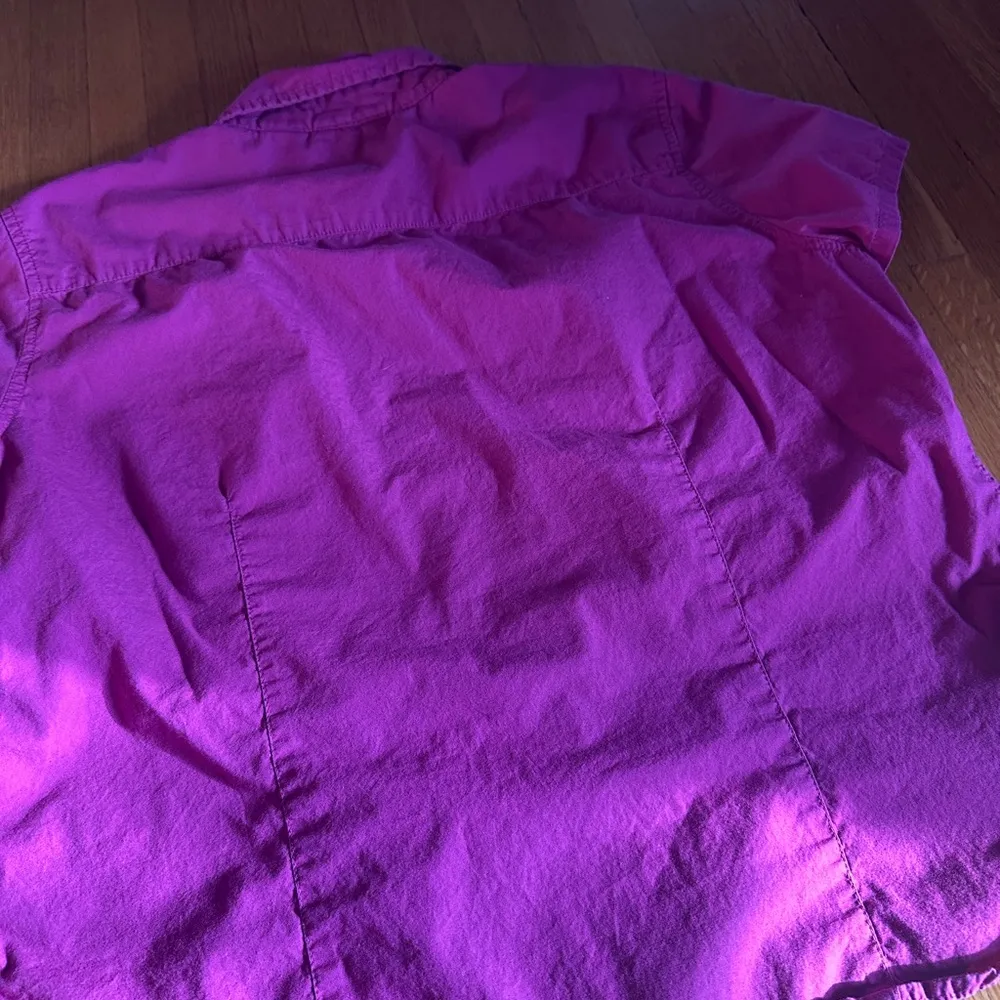 Y2K Raspberry Faded Glory Double Pocketed Western Snap Up, Size L - Image 8