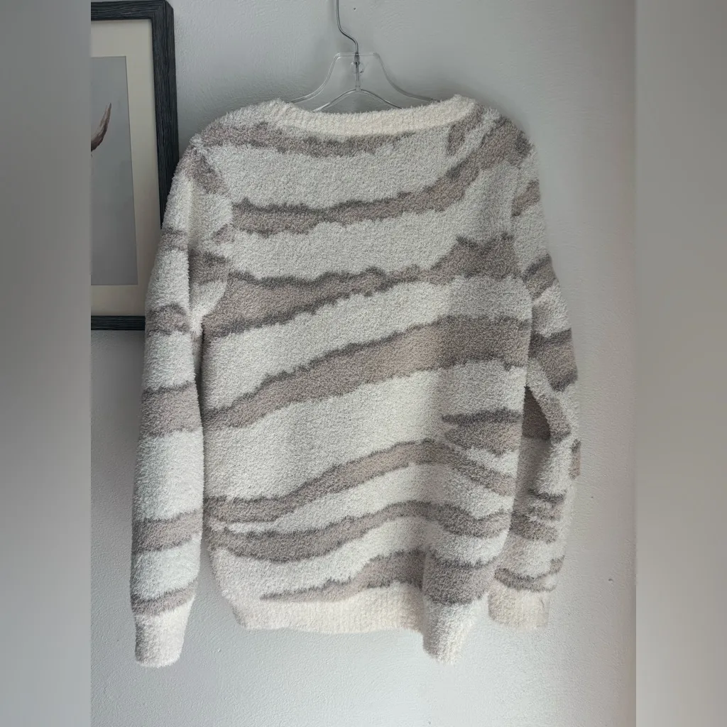 Barefoot Dreams Cozy chic seaside crew neck pullover sweater - Image 3