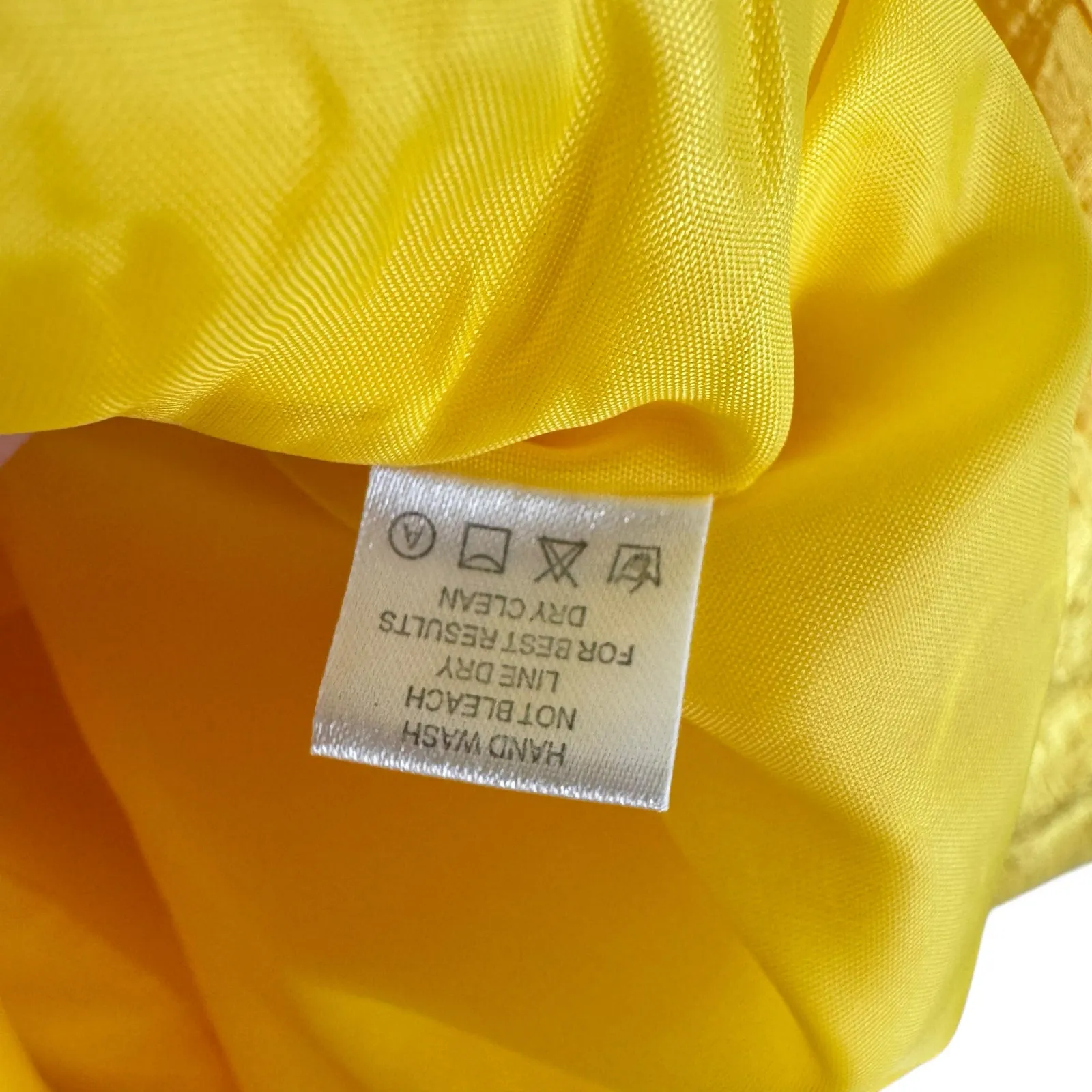 ELCC Bright Yellow Textured Collared Lightweight Lined Button Up Jacket Size‎ 3X - Image 7