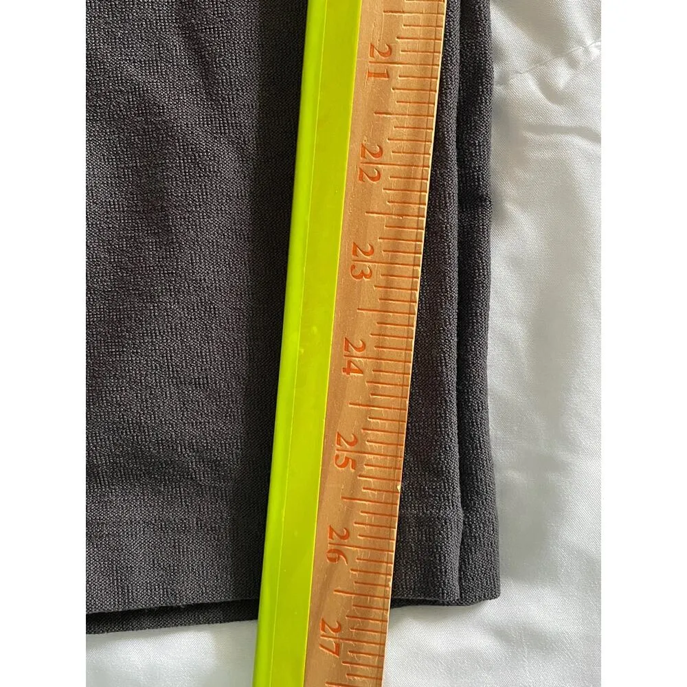 Eileen Fisher Black Charcoal Tapered Leg Pull On Pants  Viscose Blend Size Large - Image 8