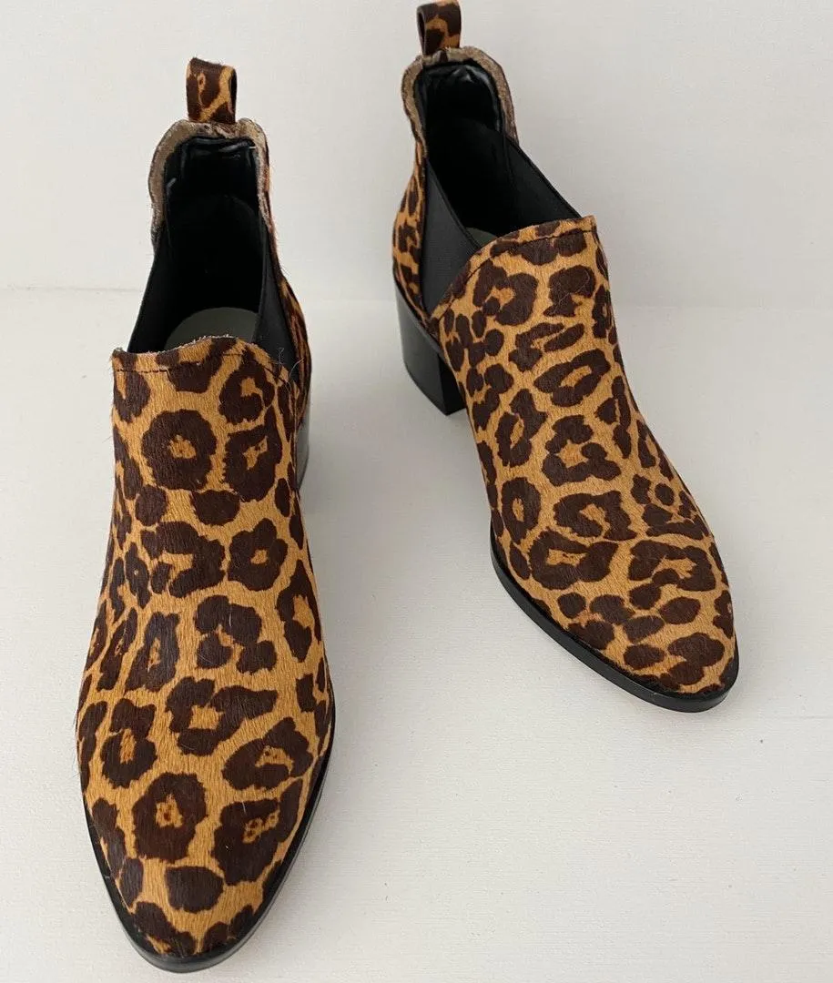 1. State Women’s Leopard Booties IDRUS Size 6.5 - Image 3