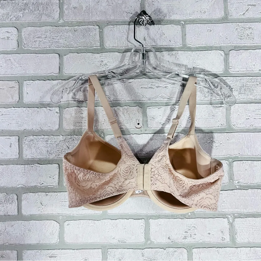 Wacoal Halo Lace Contour Spacer Underwire Bra in Nude Size 38D Style 853205 - Image 4