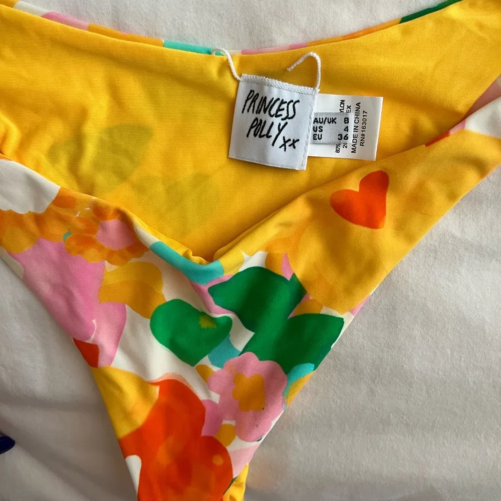 Ellie Eco Nylon Bikini Yellow Floral in US 4 - Image 5