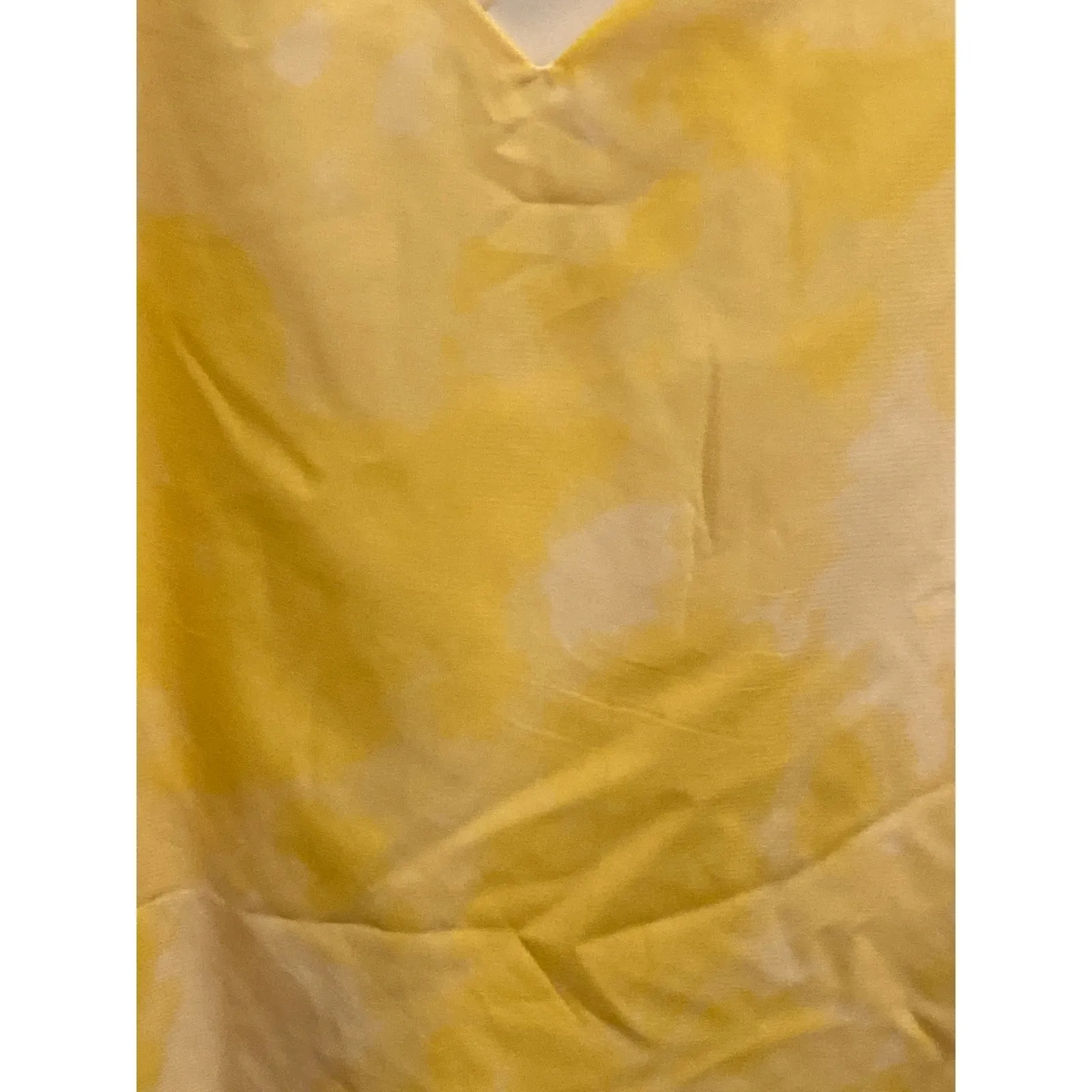 Brand New Vera Moda Women's Size Medium Yellow White Sleeveless Tank Top Shirt - Image 2