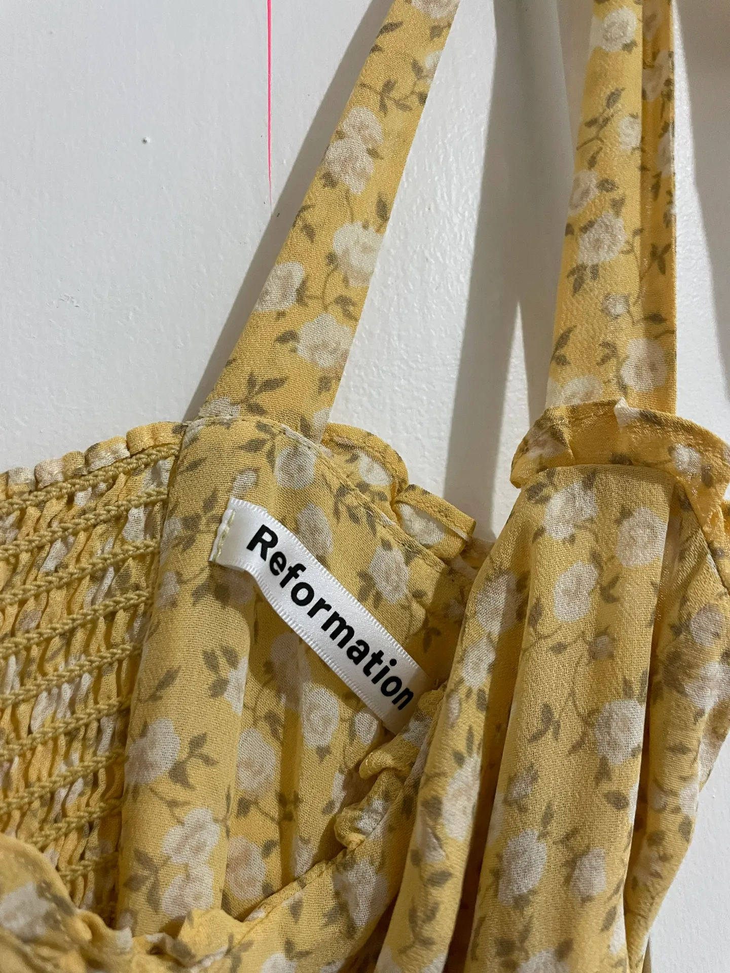 Reformation Yellow Dress - Image 6