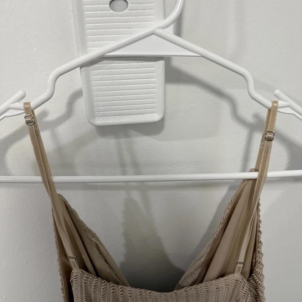 ReVamped Champaign Textured Jumpsuit - Image 5