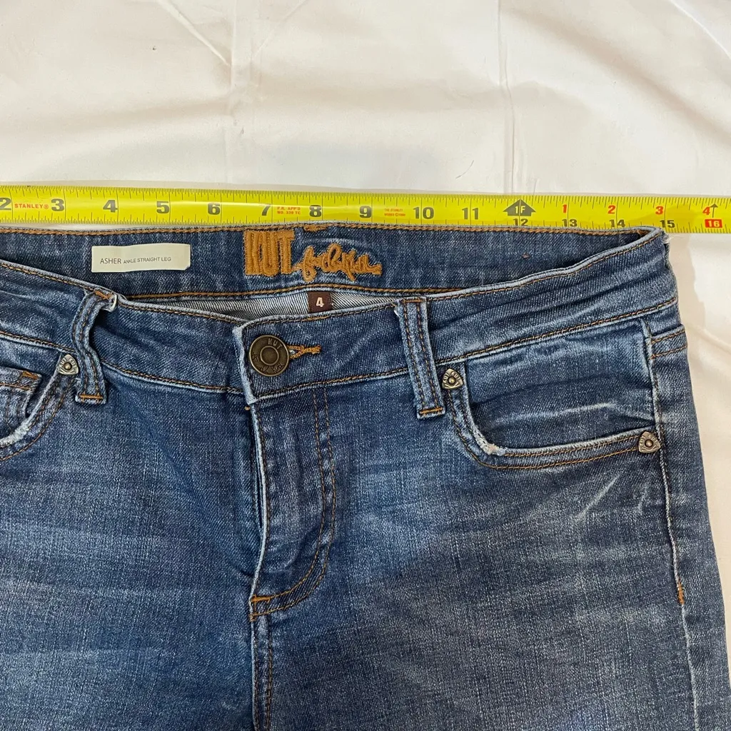 Kut from the Kloth Blue Asher ankle straight leg, size 4 - Image 5