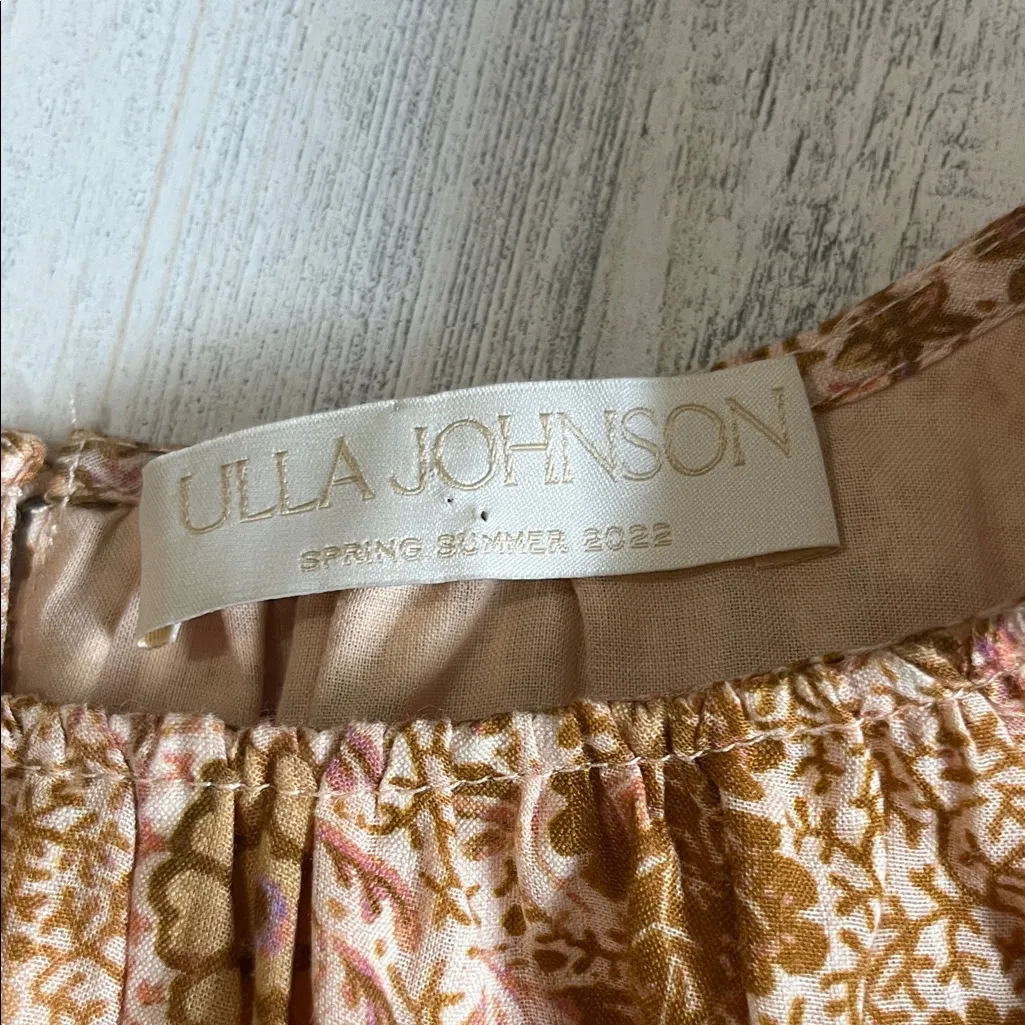 Ulla Johnson Adele Floral Ruffle Mini Dress Size 4 - Image 10