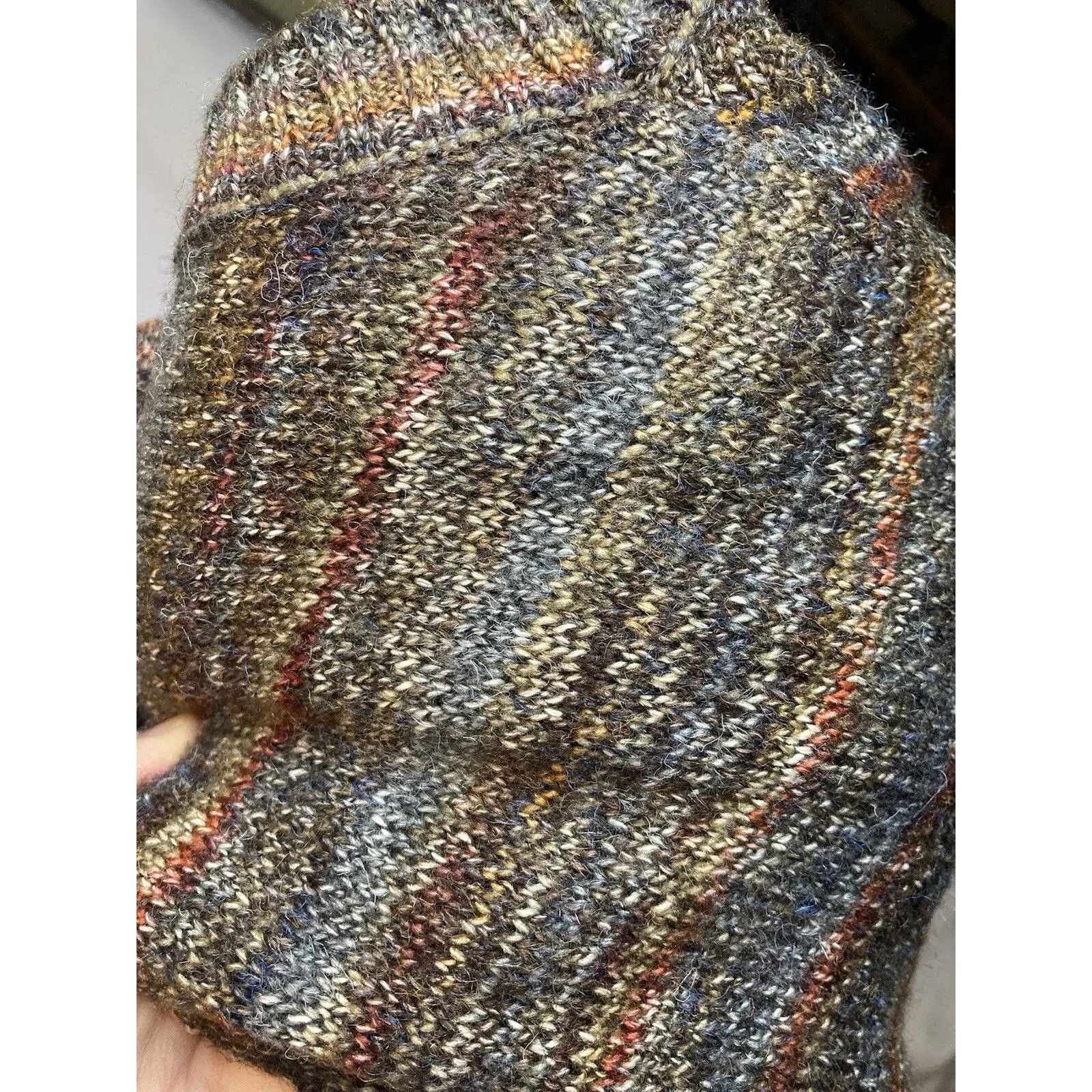 Boho Brown Open Front Fringe Cardigan Vest Women's S Fairy Western Hippie - Image 6