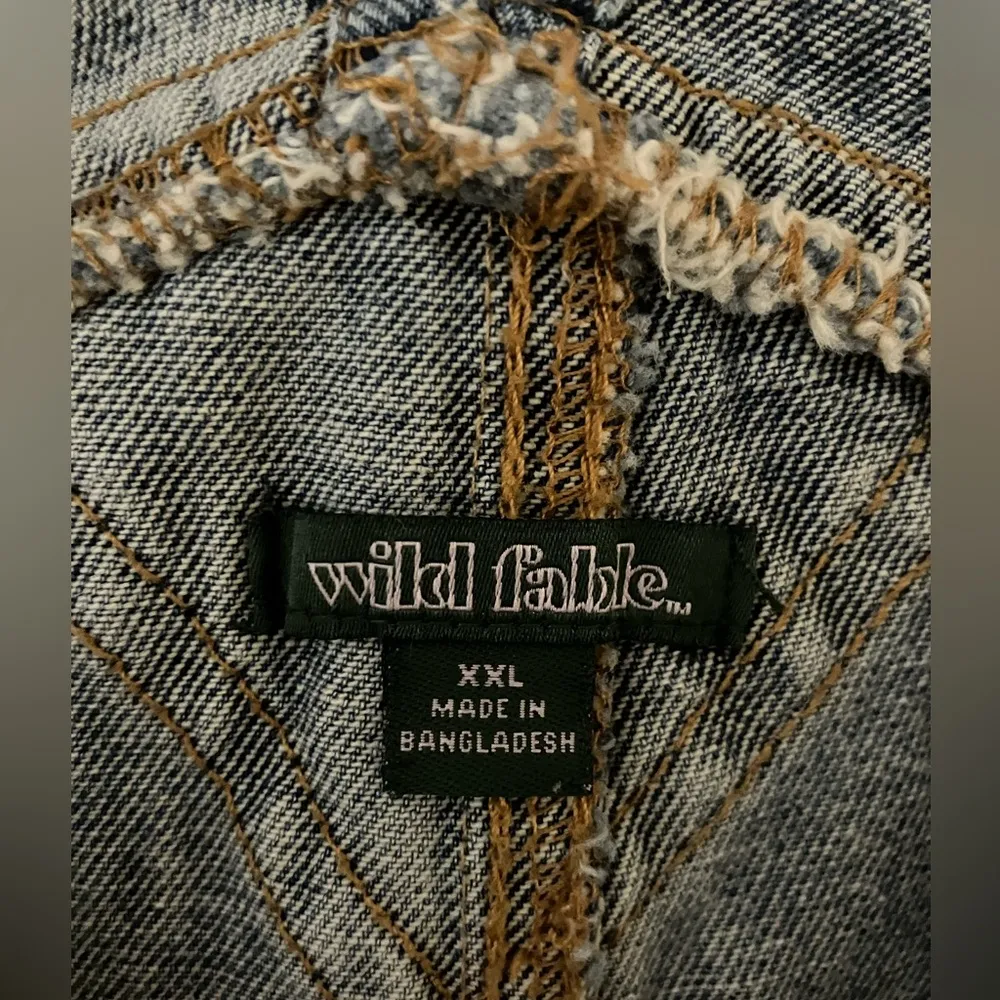 Wild Fable Denim Bib Overall Shorts - Image 2