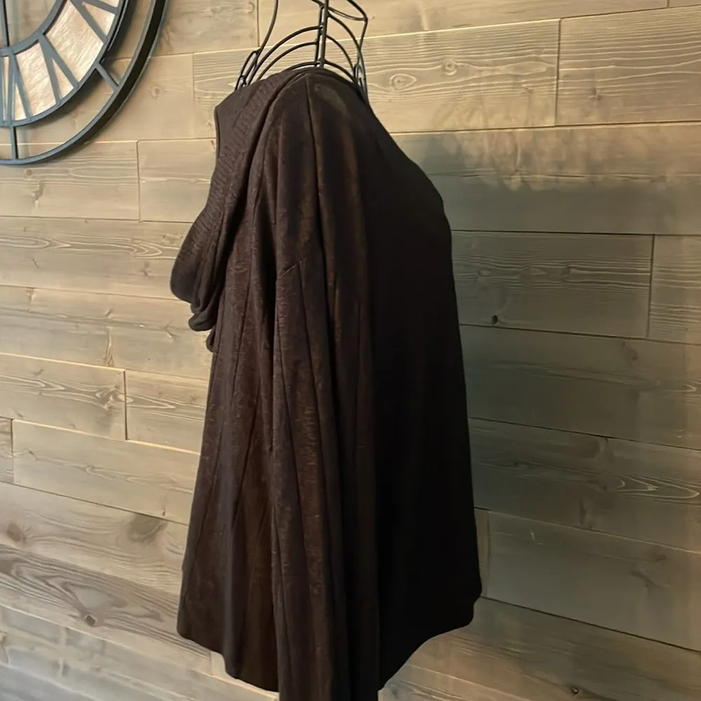 ATHLETA  Harmony Pose Hoodie Mahogany Heather - Image 3