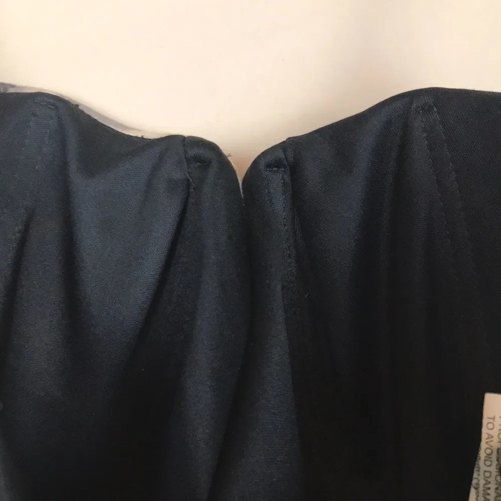 Jovani Women’s Animal Print Beaded Open Side Leg Slit Strapless Maxi Dress - Image 12