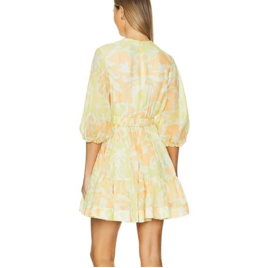 Alexis Capri Dress Melon Vine - Image 2