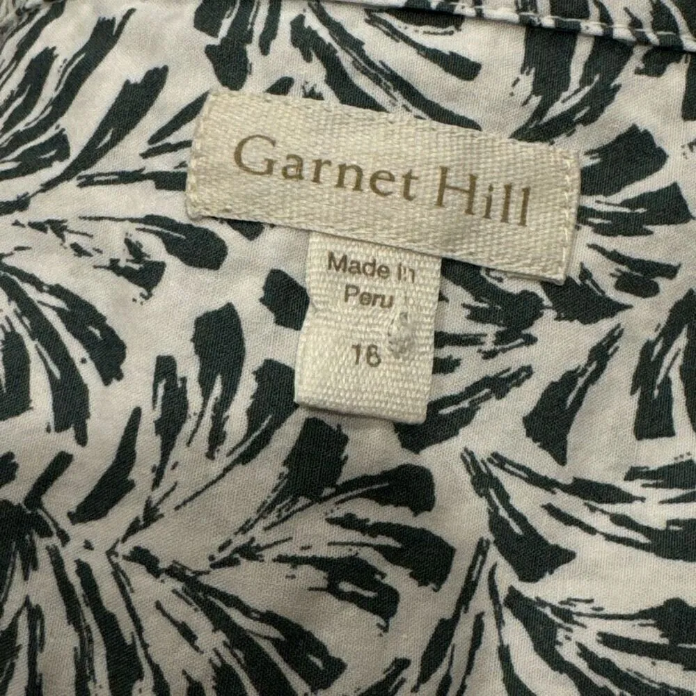 Garnet Hill button down blouse size 16 - Image 2