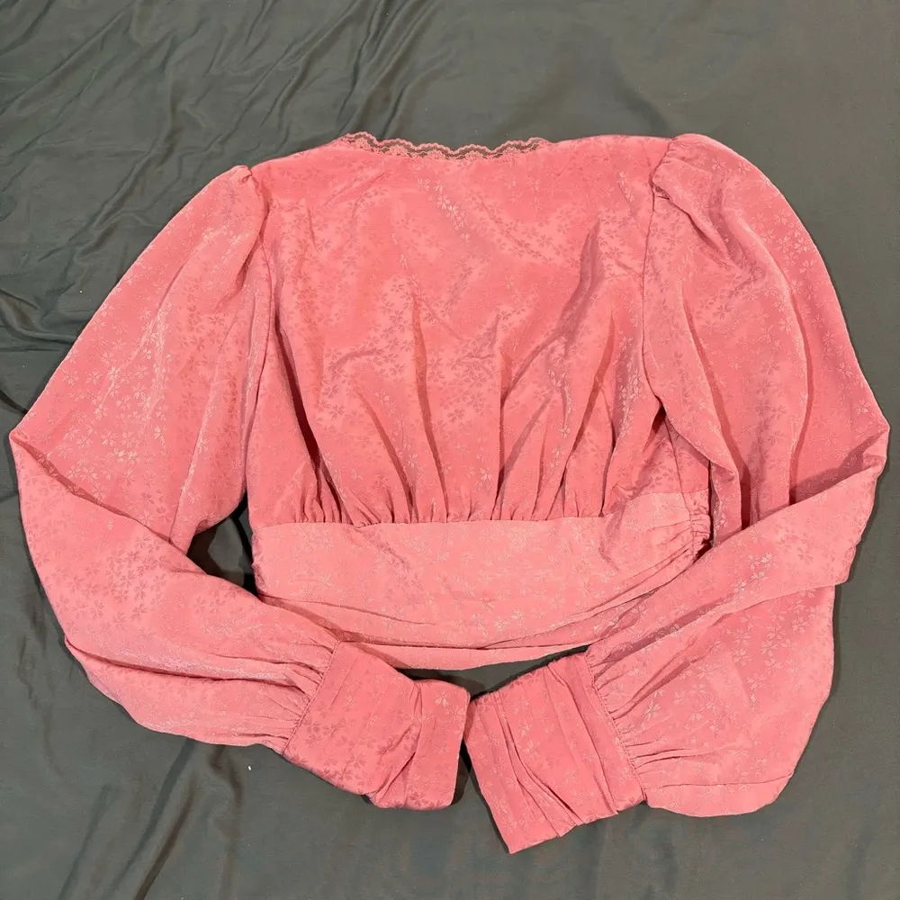 Altar’d State Pink Lace Corset Top - Image 4