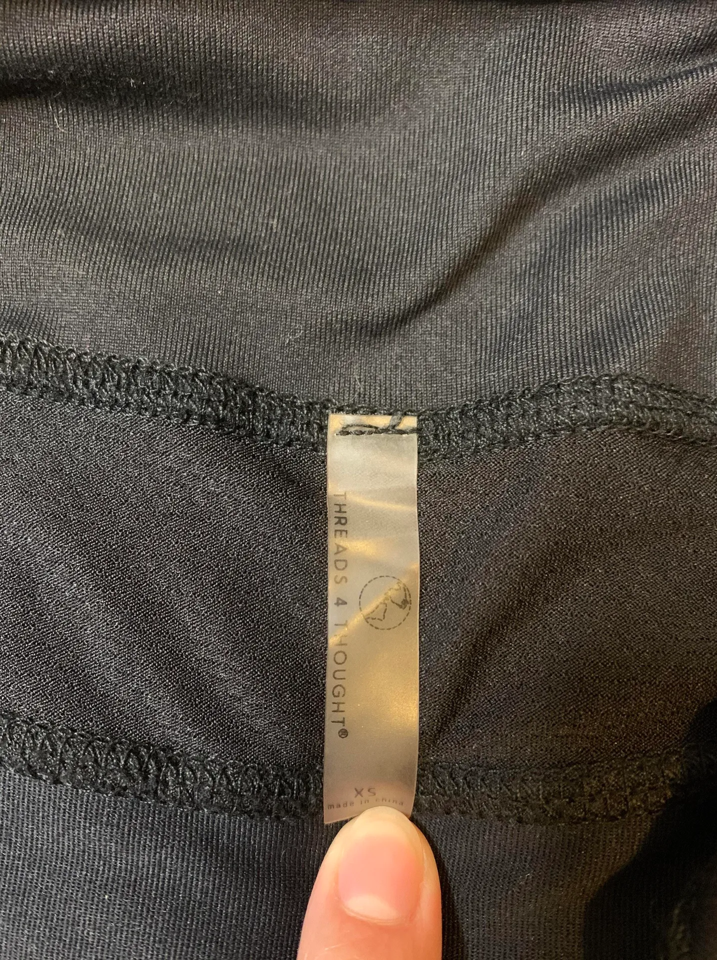 Threads 4 Thought Black  Long Sleeve - Image 3