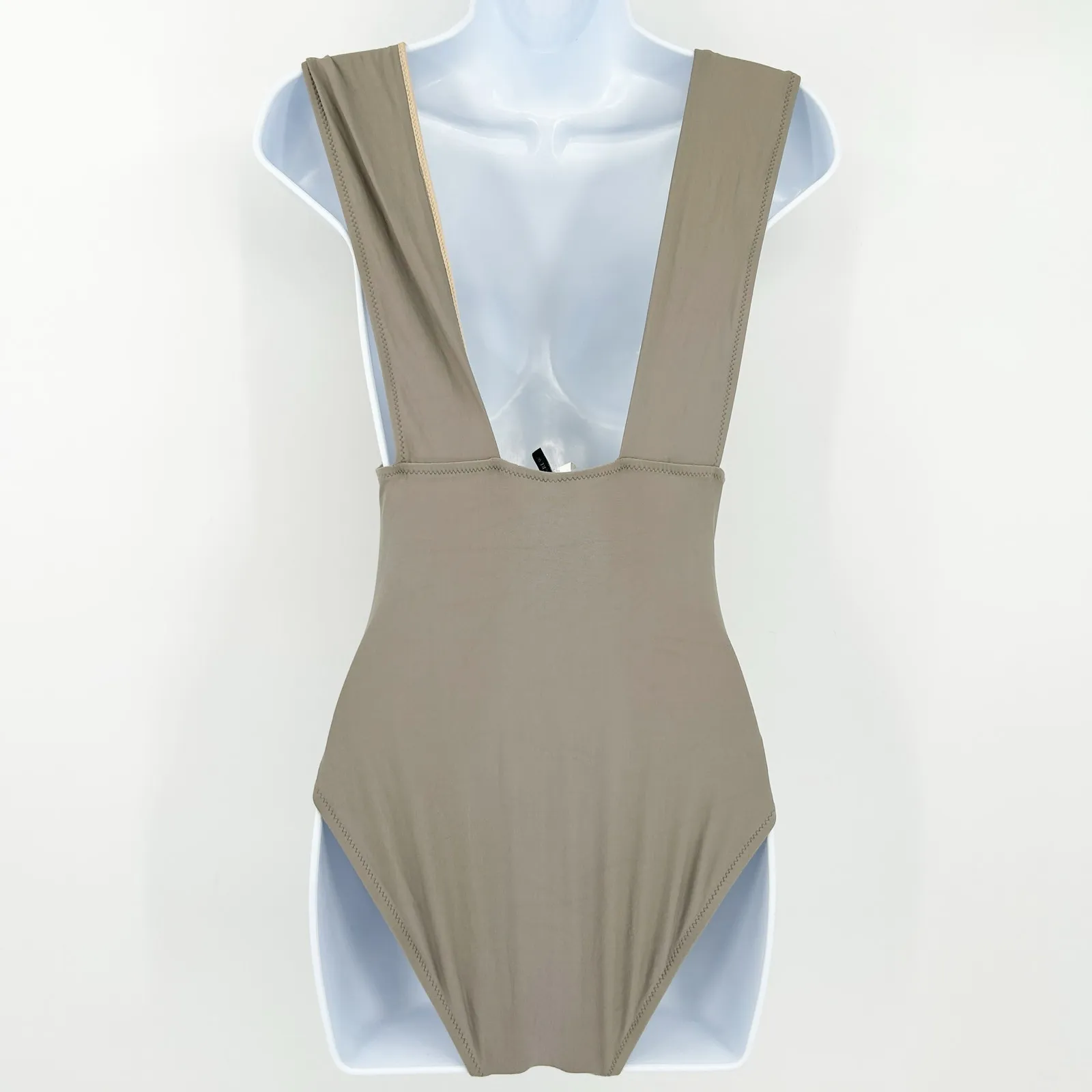 J. Crew Womens Beach Summer Wide Strap Plunge V-Neck One‎ Piece Swimsuit Size 6 - Image 6